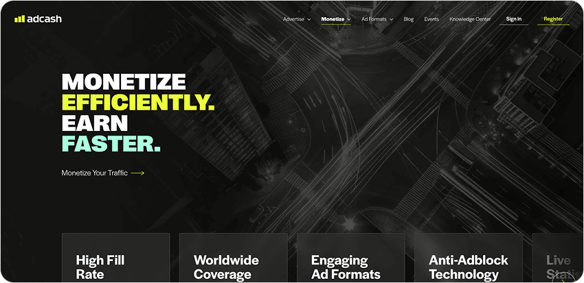 Adcash Publisher