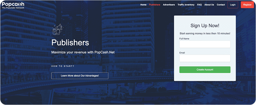 Popcash Publisher