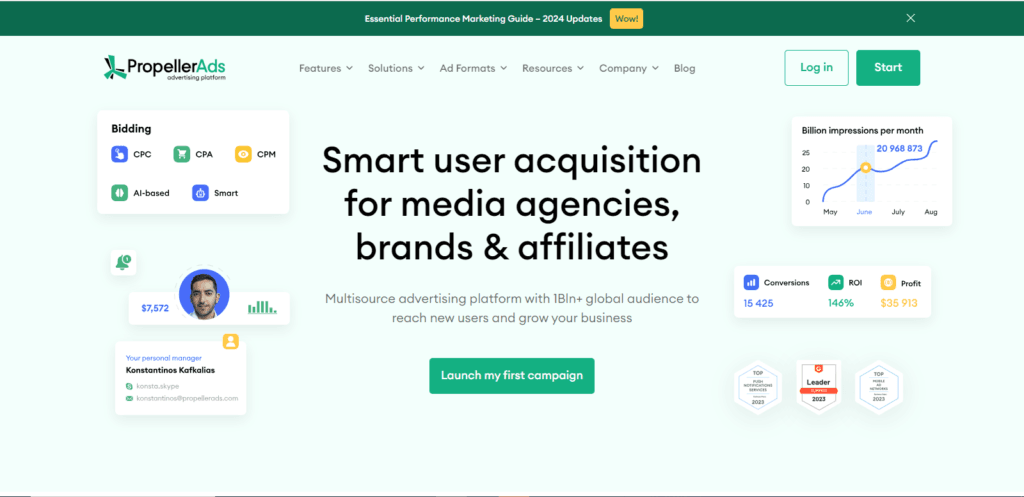 Buy Igaming Traffic: Run Gaming &Amp; Sports Campaigns 4 Propellerads