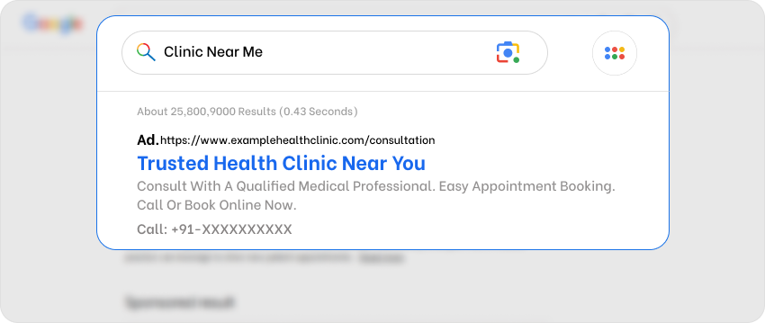 Health Search Ad