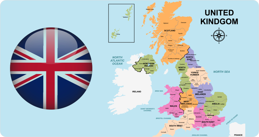 United Kingdom Map