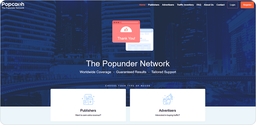 Top Popunder Ad Networks For Website Traffic In 2025 5 Popcash - Home