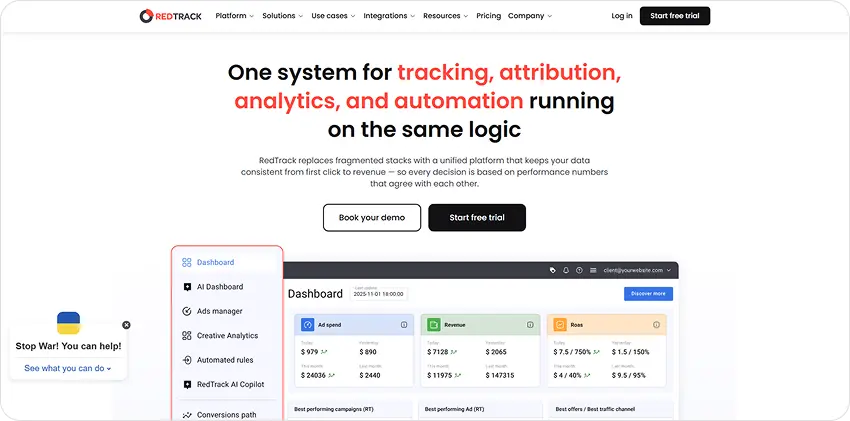 10 Popular Ad Tracking Tools For Affiliate Marketers: Improve Roi, Conversions, And Campaign Performance 3 Redtrack Ad Tracker