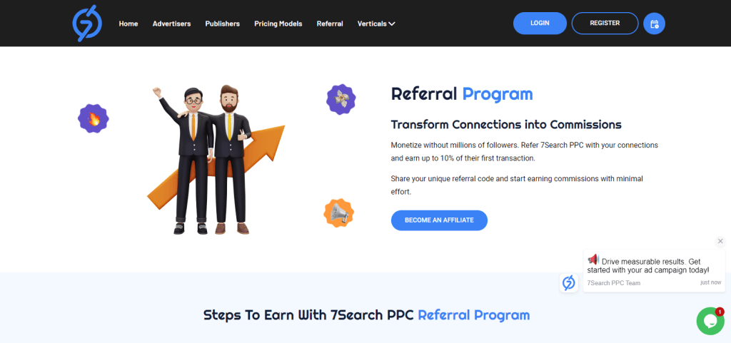 Make Money Online: How To Become an Affiliate Partner of 7Search PPC? 2 Referral Program 7Search PPC