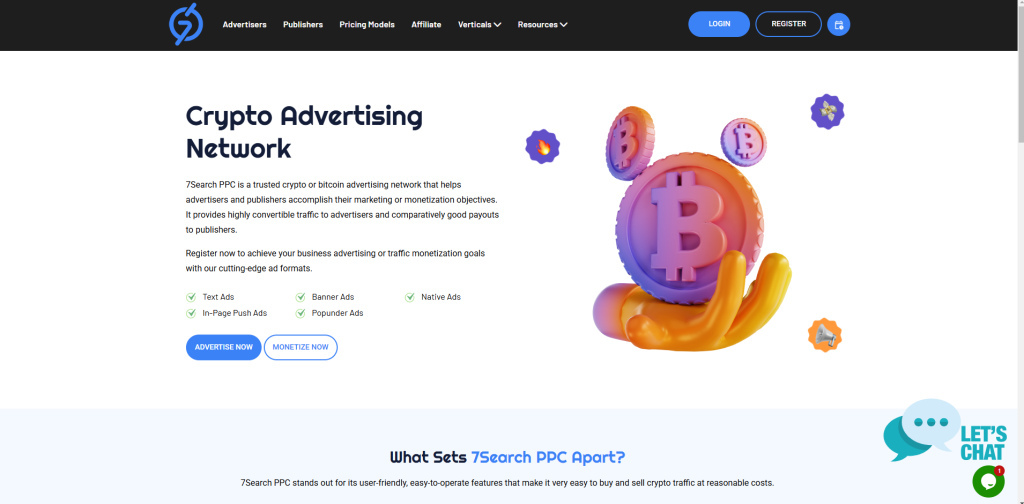 7Search PPC Crypto Ad Network