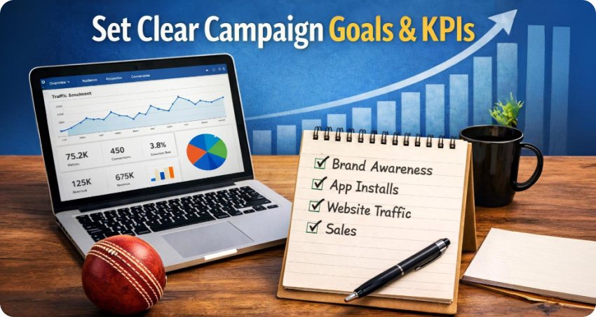 Ipl Advertising: A Complete 2026 Playbook For High-Impact Campaigns 4 Set Clear Campaign Goals &Amp; Kpis