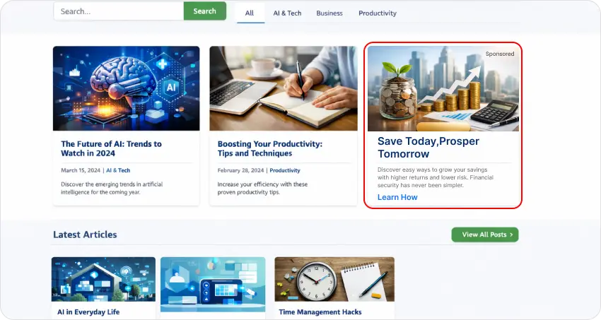 Finance Advertising Guide: Strategies, Regulations &Amp; Tips For Success 3 Native Ads