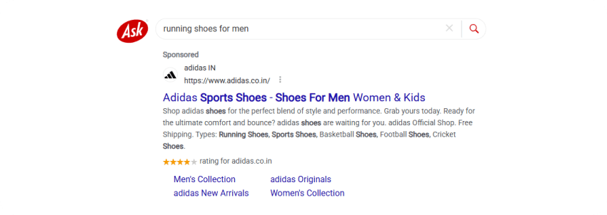 Search Ad Example