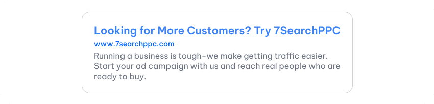 Text Ad - 7SearchPPC
