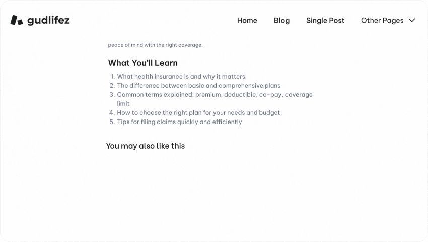 Insurance Native Ads