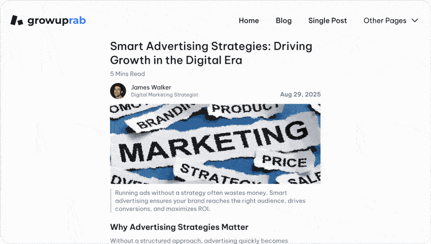 Below The Fold Ad Example