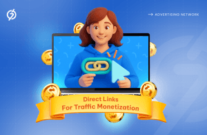 Direct links for traffic monetization