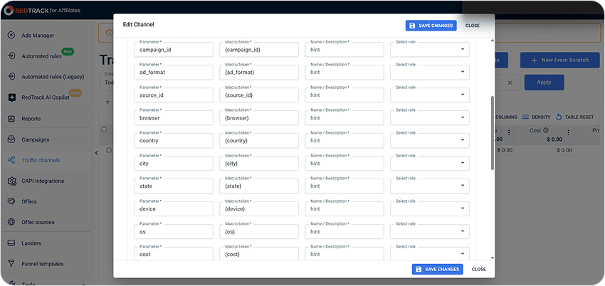 Add Additional Parameters