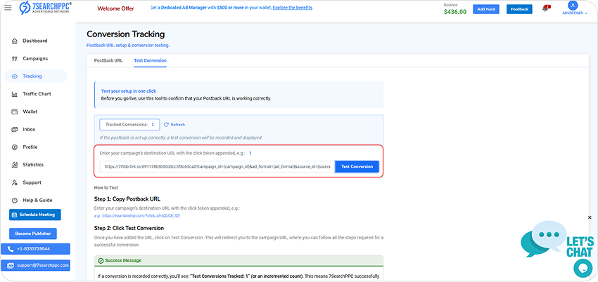 Conversion Tracking Setup