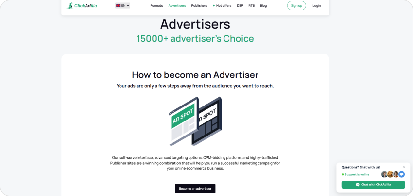 Top 10 Adult Advertising Networks In 2026 5 Clickadilla - Advertiser