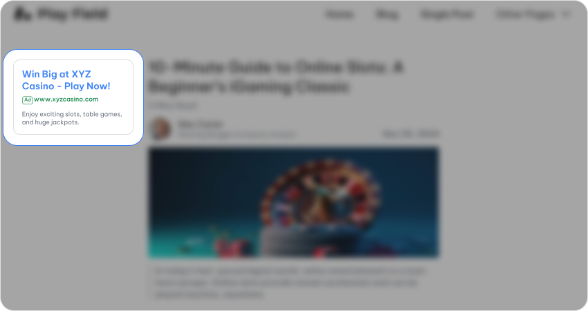 Ppc For Casino: A Complete, Roi-Driven Guide For Gambling Advertisers 3 Text-Ad-Casino