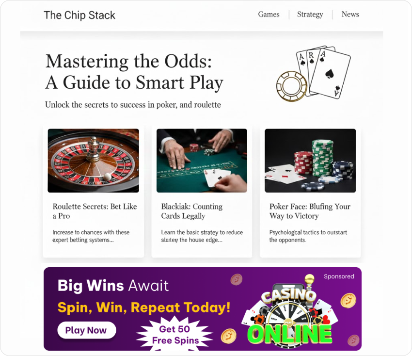 Banner Ads In Igaming