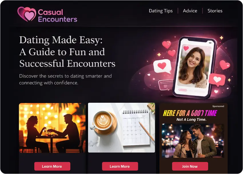 Casual Encounter Native Ads