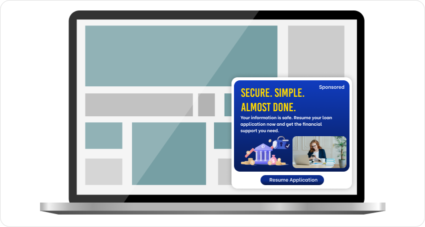 Loan Ads For Abandoned Application