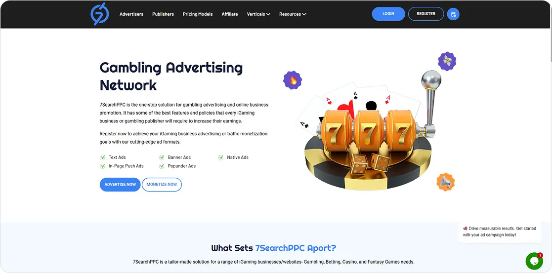 7Searchppc-Gambling Advertising