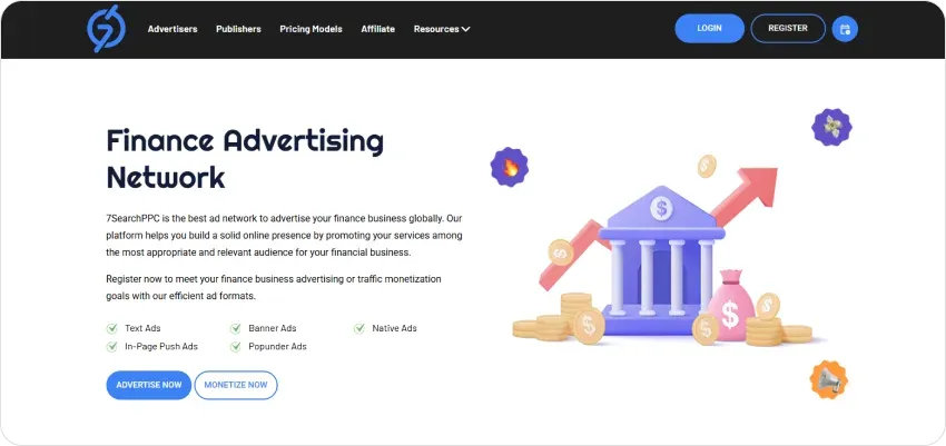 Finance Advertising - 7Searchppc