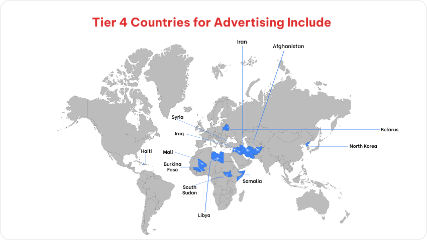 Advertising Tier: Tier 1, Tier 2 &Amp; Tier 3 Traffic Explained 5 Tier 4 Countries