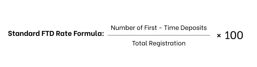 Ftd Rate Formula