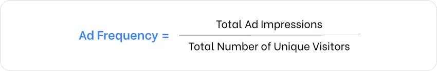 Ad Frequency: Finding The Perfect Balance For Reach, Recall, And Roas 2 Ad Frequency Formula