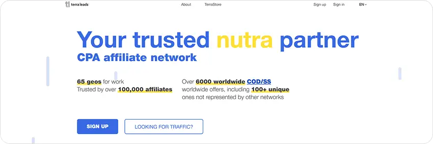 Terraleads Affiliate Marketing Network
