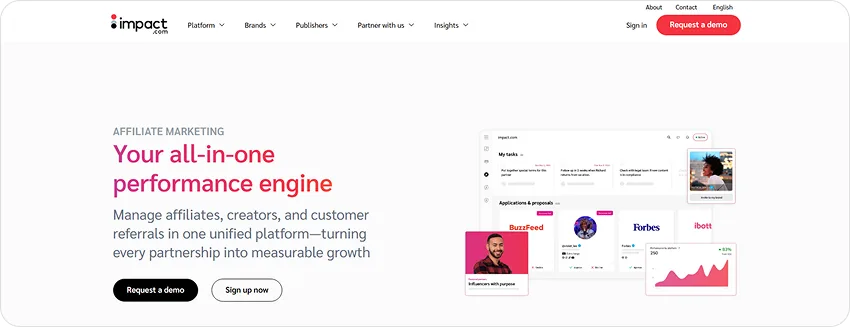 Impact Affiliate Marketing Network