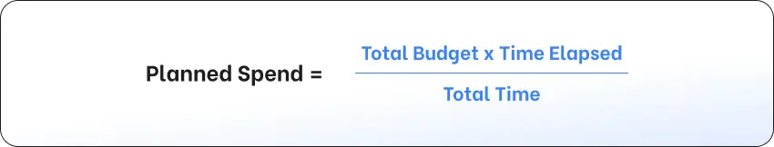 Planned Spend Formula