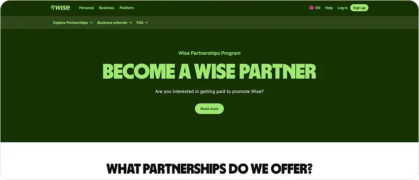 Wise Affiliate Program