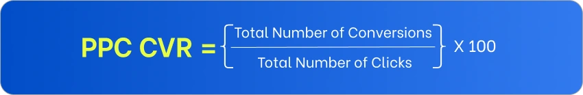 PPC Conversion Rates: 10 Proven Optimization Strategies for 2026 2 PPC Conversion Rate Formula