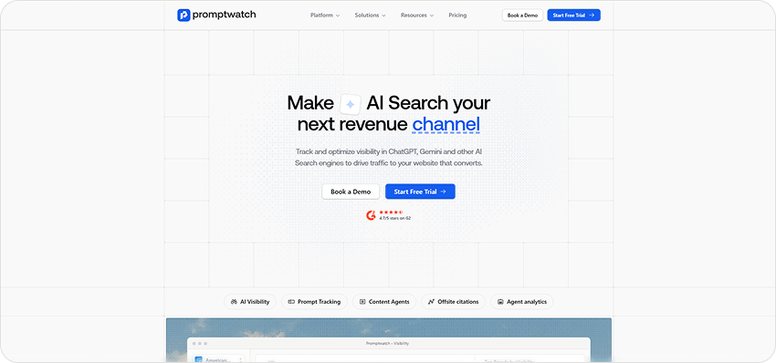 AI Visibility Tools Compared: The Top 5 Solutions for Agencies and Brands 3 Promptwatch