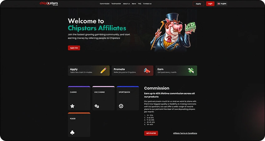 Top-Rated iGaming Affiliate Programs in 2026: A Complete Guide 3 Chipstars Affiliates Program