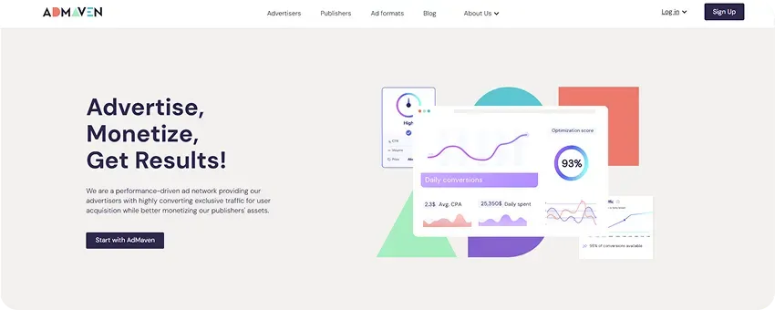 12 Best Ad Networks for Advertisers in 2026–27: Top Platforms to Consider 9 AdMaven Online Advertising Network
