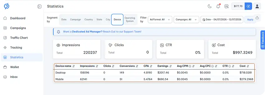 A Webcam Offer, Adult Media Buying, and $6.6K in Profit 7 Desktop dominates conversions